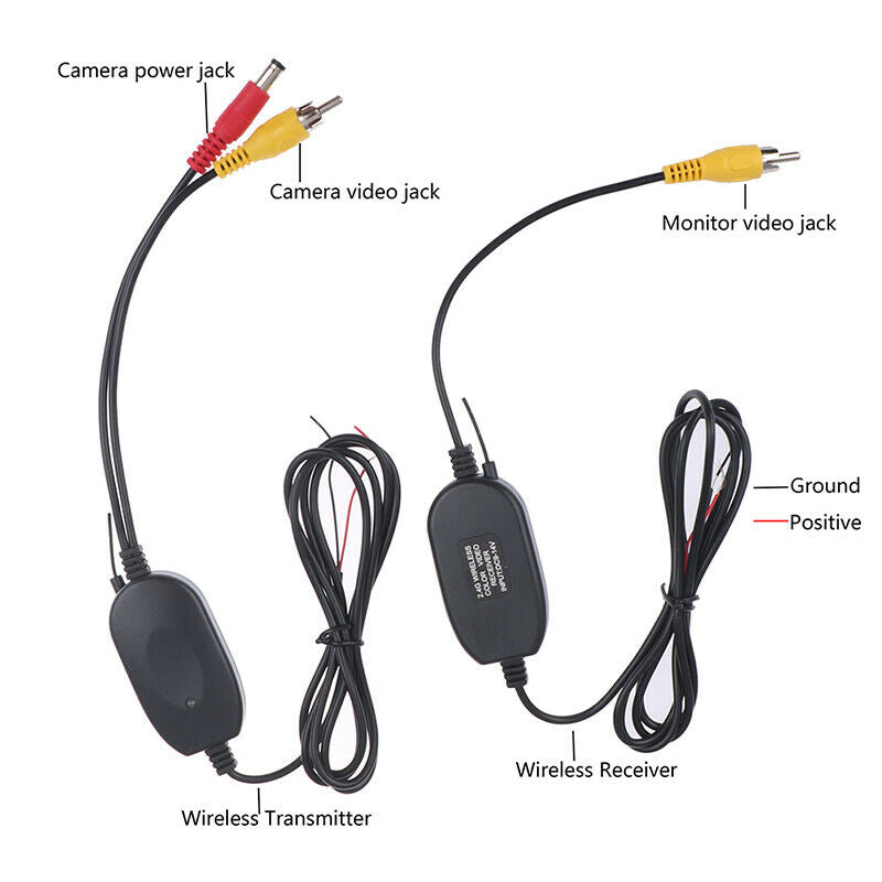 2.4G Wireless Video Transmitter and Receiver kit for 12V Car Rear View CameS Hn