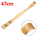 Long Bamboo Body Itch Back Scratcher Stick Scratching Aid Massage Roller 47CM #