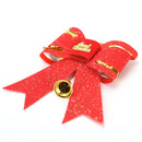 Best Christmas Tree Decoration Bow Christmas Ornaments Knot Flowers with bellXM