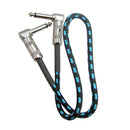 Blue+Black Guitar Effect Pedal Cable Patch Cable for Guitar Pedal Adapters