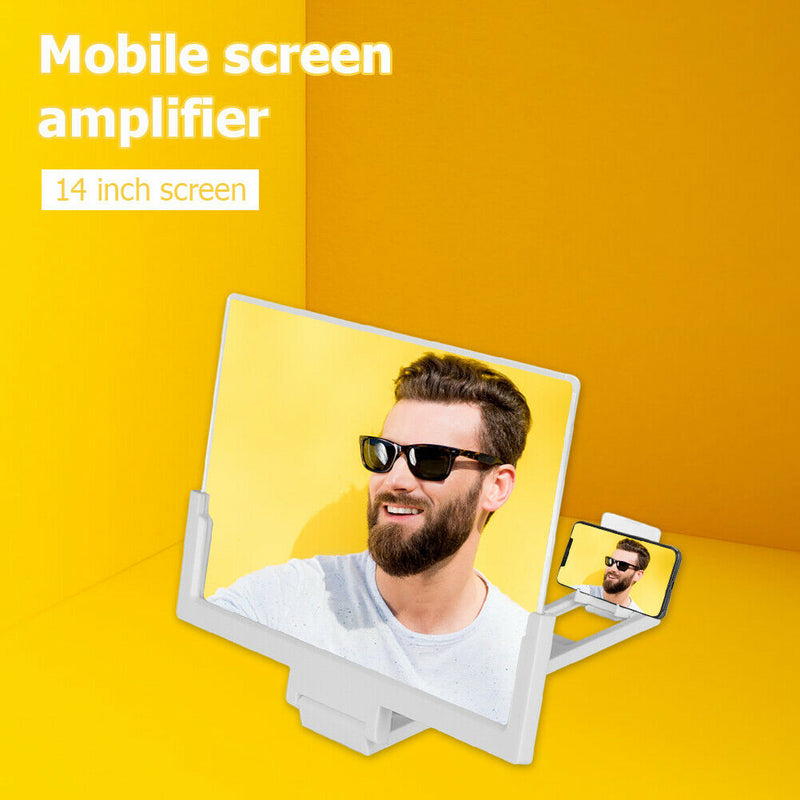14 inch Mobile Phone Screen Amplifier Magnifying Glass Foldable Phone Bracket