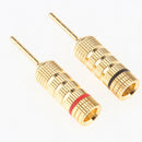 2Pieces 2mm Speaker Wire Plug Banana Connector Screw Lock