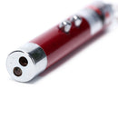 2 in 1 Red Pointer LED Flashlight Light Torch Beam Lamp With Case M&O