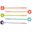 2Pcs Random 0.5mm cute donuts gel pens candy color pen station OZ
