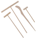 4Pcs Zen Garden Set Meditation Tools Home Decor Bamboo Rake Accessories3C