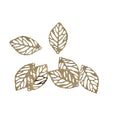 200pcs Metal Leaf Charms Pendants Jewellery Making Findings Handcrafted