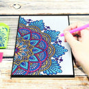 DIY Mandala Special Shaped Diamond Painting 50 Pages A5 Sketchbook Notebook