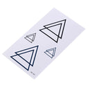 Design Geometry Tattoo Removable Waterproof Stickers DIY Body Art Tatoo Hot .AU