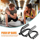 2x S Shape Push up Bars Push-up Stands for Chest Muscle Expansion Training
