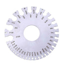 Stainless Steel Round AWG Wire Thickness Ruler Gauge Diameter Measurer Tool A