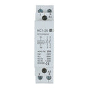 AC 240V 25A 2 Reed AC Contactor 2P Closed Domestic 35 mm DIN Rail