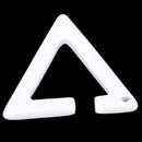 Unisex Punk Metal Cartilage Ear Cuff Wrap Clip Hollow  Earring white B8G9