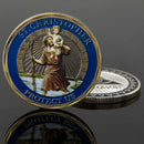 St.Christopher Patron Saint Of Traveler Commemorative Challenge Coin CollecM&O