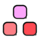 Aqua Filter Set Red Magenta Snorkel Filters for GoPro Hero 9 Action Camera