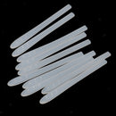 10x Expandable Silicone Eyeglasses End Tips Ear Sock Tubes Replacement White