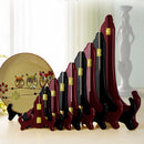 7inch Acrylic Display Easel Stand Plate Bowl Picture Frame Photo Holder_Red