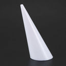 Plastic Ring Display Ring Holder Ring Stand Jewelry Display (Color: White) A6S2