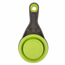 2 in 1 Collapsible Travel Clip Food klipscoop Measuring Cups for Pets Puppy S3P4