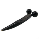 Natural Ox Horn Y-shape Guasha Facial Massage Tool Dual Roller Face Thin Massage
