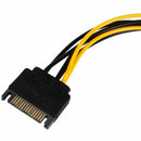 SATA 15 pin to 6 Pin Power Cable 3-Pack 15 pin SATA to 6 pin pci Express po Q2W5