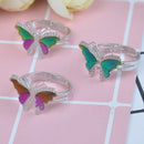 Mood ring band color changing by temperature ajustable child size JR