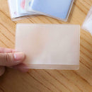 100pcs PVC Card Sleeve ID Badge Case Bank Credit Cards Protector Holder