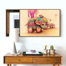 5D DIY Full Drill Diamond Painting Cute Elephant Cross Stitch Embroidery