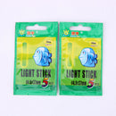 25Pcs Multi-Color Fishing Float Fluorescent Lightstick Light Rod Dark Stick