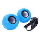Mini Computer Speakers Led Usb 2.0 Pc Speakers For Laptop Desktop Phone 6W