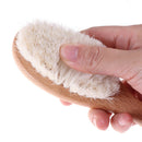 Wooden Handle Brush Baby Hairbrush Newborn Hair Brush Infant Comb Head Massag â„–[