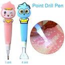 2 pcs Glowing Cartoon Drill Pen DIY Diamonds Painting Diamond Painting Cros G9C9