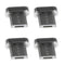 4 Pieces Magnetic Tips Micro USB Adapter Connector Head For Android Phones