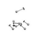85pcs Fashion Tongue Lip Belly Navel Ring Stainless Steel Piercing Body Jewel Gw
