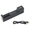 USB Port Universal Battery Charger For 3.7V 18650 26650 14500 Li-ion Battery OZ