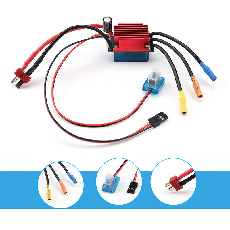 Waterproof 35A Running Brushless ESC Electric Speed Control for 1/14 1/16 RC Car