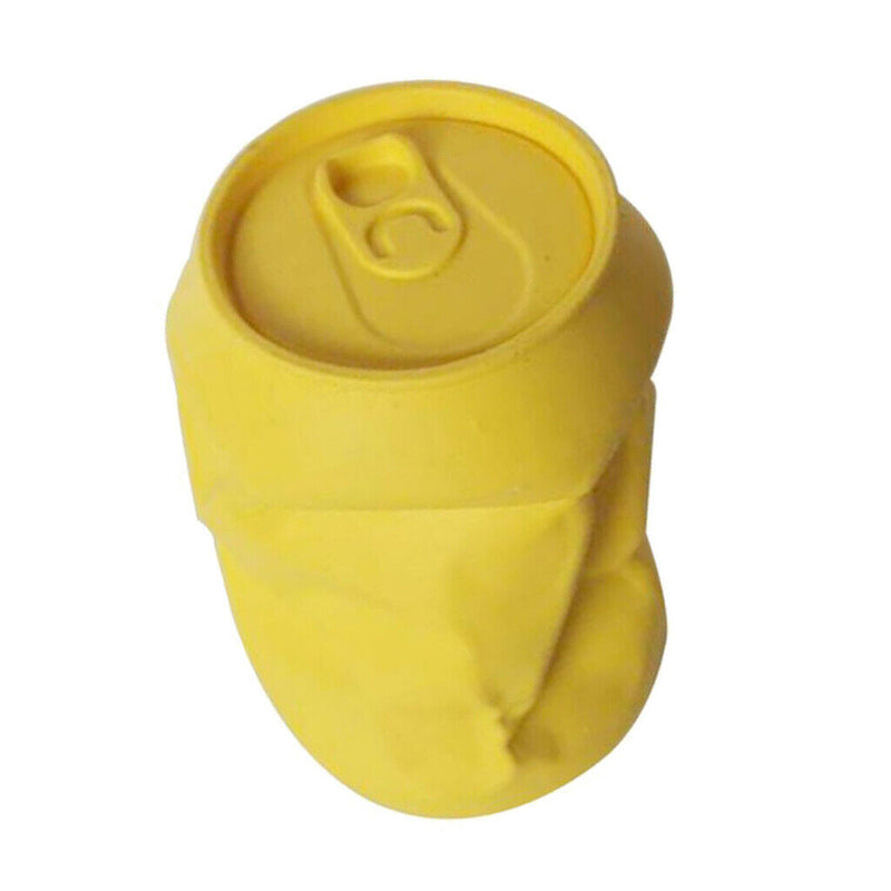 Cans Shape Pet Chew Bite Toys Dog Teething Clean Toys For Dogs Puppy Yellow