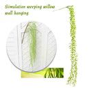 Artificial Simulation Weeping Willow Wall Hanging Garden Decor New T6F1