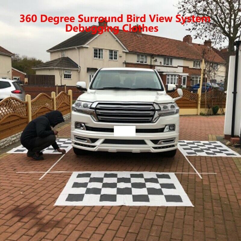 4Pcs Fabrics Calibration Cloth for 360 Degree Surround Bird View Panoramic  X3J8