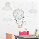 Ins Style Watercolor Elephant Rabbit Wall Stickers Colorful Animal Wall Decla