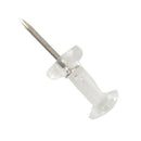 100 Pcs Push Pin Thumb Tack Clear Color 3/8inch Drawing Cork Board Office P