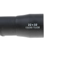 22x32 Outdoor Hiking Black Plastic Single-Tube Telescope Kids Birthday Gift