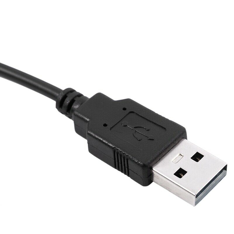 USB 3.0 A Male to Micro B Y Cable for Mobile Hard Drive HDD 60cm Long Black U6S7