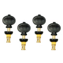 Ukulele Tuning Pegs Pin Machines Tuners Friction Ukelele Black 4PCS