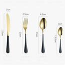 Stainless Steel Cutlery Set Portuguese Cutlery Spoon Round Spoon Western Cutler