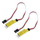 2x LED Lamp Control Switch ON/Off 3CH for RC Car Vehicle Models Accessory
