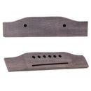 Set of Rosewood Bridge/Bridge Endpin Pins/Bone Saddle Nut Carved for Guitar
