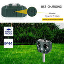 Solar Powered Animal Repeller Garden Squirrel Cat Dog Scarer Deterrent