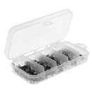 115pcs Three Way Barrel Swivels Fishing Swivels Assortment 2# 4# 6# 8# 10#