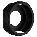 Silicone Skin Case Cover for Garmin Forerunner 235 735XT Watch(Black)