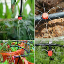 100Pcs Micro Drip Irrigation Watering Sprinklers Anti-clogging Garden N8C6